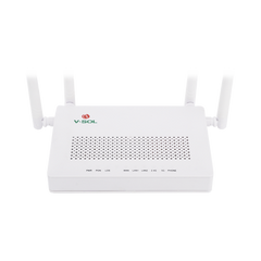 ONU Dual G/EPON con Wi-Fi AC de doble banda, 1 puerto SC/UPC + 2 puertos LAN Gigabit + 1 puerto FXS