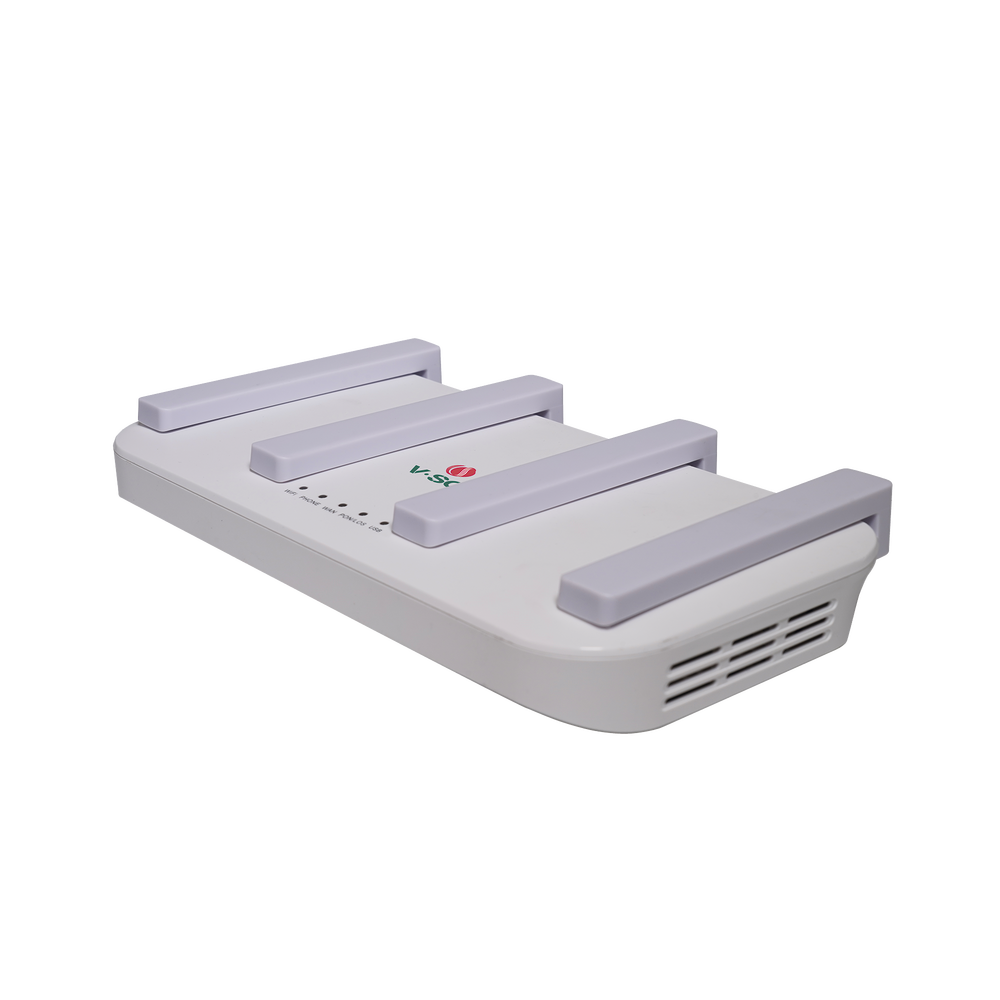 ONU DualMode EPON/GPON / Wi-Fi 6 / 1 Puerto FXS / 4 Puertos Gigabit / 1 Puerto USB / 1 Puerto SC/UPC