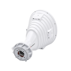 Antena asimétrica de 30° (30°H 20°V) 20.5 dBi tipo cuerno 5180-6000 MHz altamente eficiente, sin cables, sin perdidas, sin lóbulos listas para TwistPort