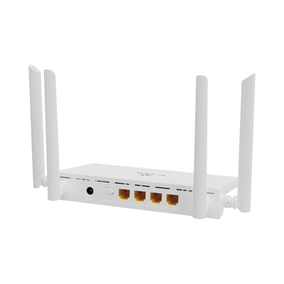 Router Inalámbrico/ WiFi 6 / 4 puertos LAN Gigabit/ Soporta Mesh / Diseño Compacto