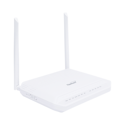 ONU GPON WiFi 2.4/5 GHz, Compatible con OLT´s de Terceros, MIMO 2x2, 4 puertos Gigabit + 1 POTS + USB, conector SC/UPC, (Gestión WAN desde la Interfaz de la ONU)