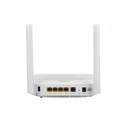 ONU GPON WiFi 6, 2.4/5 GHz, Compatible con OLT´s de Terceros, 4 puertos Gigabit + 1 POTS + 2 USB, conector SC/UPC
