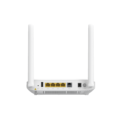 ONU GPON WiFi 2.4/5 GHz, Compatible con OLT´s de Terceros, MIMO 2x2, 4 puertos Gigabit + 1 POTS + USB, conector SC/UPC (Gestión WAN desde la Interfaz de la ONU)