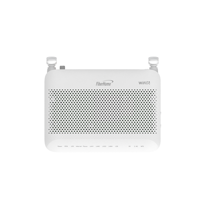 ONU GPON WiFi 2.4/5 GHz, Compatible con OLT´s de Terceros, MIMO 2x2, 4 puertos Gigabit + 1 POTS + USB, conector SC/UPC (Gestión WAN desde la Interfaz de la ONU)