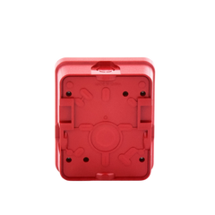 Cubierta para instalar sirenas estrobo en exterior compatible con estrobos sirenas Hochiki color rojo