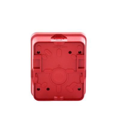 Cubierta para instalar sirenas estrobo en exterior compatible con estrobos sirenas Hochiki color rojo