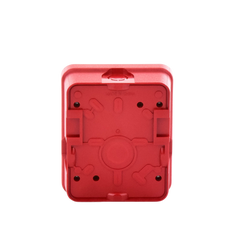 Cubierta para instalar sirenas estrobo en exterior compatible con estrobos sirenas Hochiki color rojo