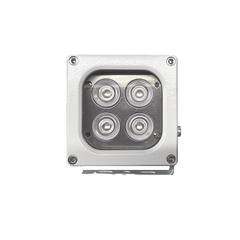 Iluminador LED de Alta Potencia | Luz Blanca | 10 Metros de Iluminación | Cobertura 120° | IP66 | Bajo Consumo de Energía | Fotocélula Incorporada | Soporte en “U” | Carcasa de Aluminio | Alta Transmitancia de Luz. | C