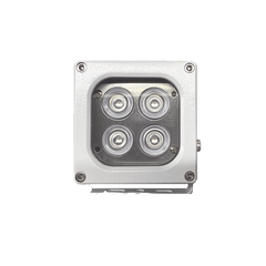 Iluminador LED de Alta Potencia | Luz Blanca | 10 Metros de Iluminación | Cobertura 120° | IP66 | Bajo Consumo de Energía | Fotocélula Incorporada | Soporte en “U” | Carcasa de Aluminio | Alta Transmitancia de Luz. | C