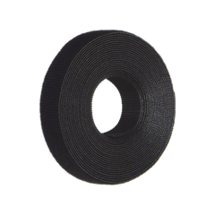 Rollo de Cinta de Contacto, de 15 Pies (4.5m) de Largo, 19.1 mm de Ancho, Color Negro