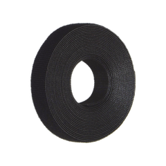 Rollo de Cinta de Contacto, de 15 Pies (4.5m) de Largo, 19.1 mm de Ancho, Color Negro