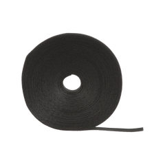 Rollo de Cinta de Contacto, de 75 Pies (22.9m) de Largo, 19.1 mm de Ancho, Color Negro