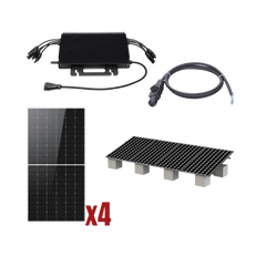 Kit Solar Interconexion  / 2kW  220Vca / Microinversores HOYMILES / Montaje Incluido