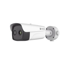 Bala IP Térmica 640 × 512 / Lente 35 mm / Termométrica / Detección de Temperatura / PoE+ / Exterior IP67 / Recubrimiento Anticorrosivo / MicroSD