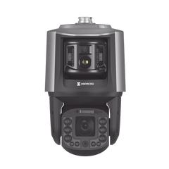 [TandemVu] PTZ IP Bi-Espectral / Térmica (384 X 288 / 25 mm) + Óptica PTZ (4 MP / 40X Zoom) + Óptica Fija (4 MP / 12.4 mm) / Alerta Visual y Audible / Protección Perimetral / 36 VCD / 24 VCA / PoE++ / IP67