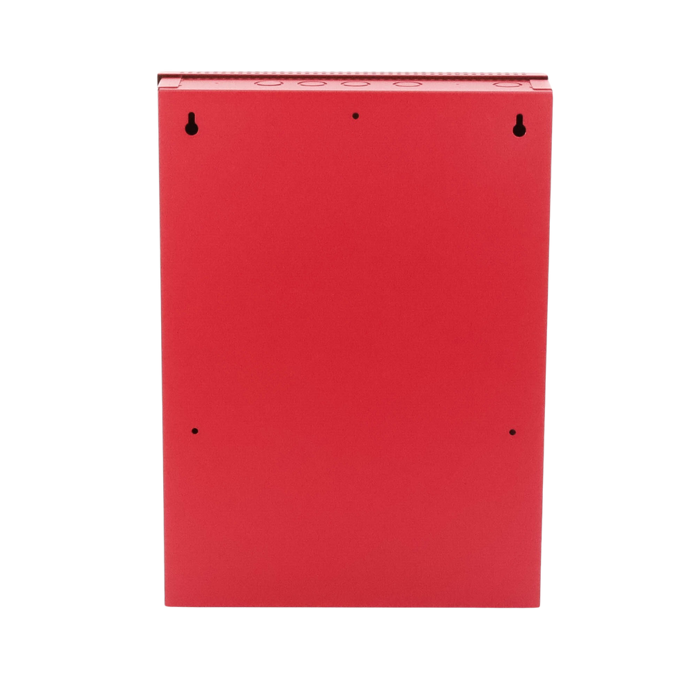 Fuente de Alimentación Remota / 10 Amperes / 3 Entradas / 7 Salidas NAC o Auxiliar de 24 Vcc / Compatible con paneles Notifier, Farenhyt, Silent Knight y Fire-Lite / Gabinete Rojo