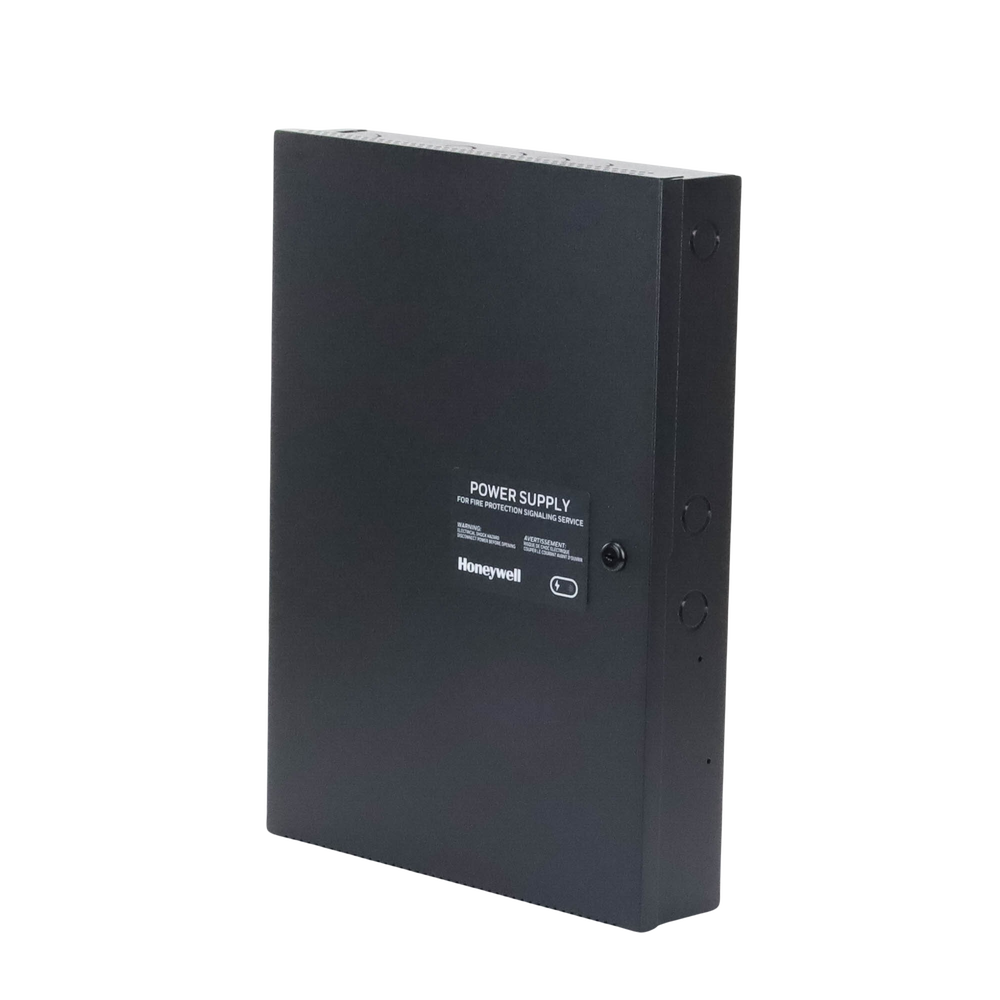 Fuente de Alimentación Remota / 10 Amperes / 3 Entradas / 7 Salidas NAC o Auxiliar de 24 Vcc / Compatible con paneles Notifier, Farenhyt, Silent Knight y Fire-Lite / Gabinete Negro