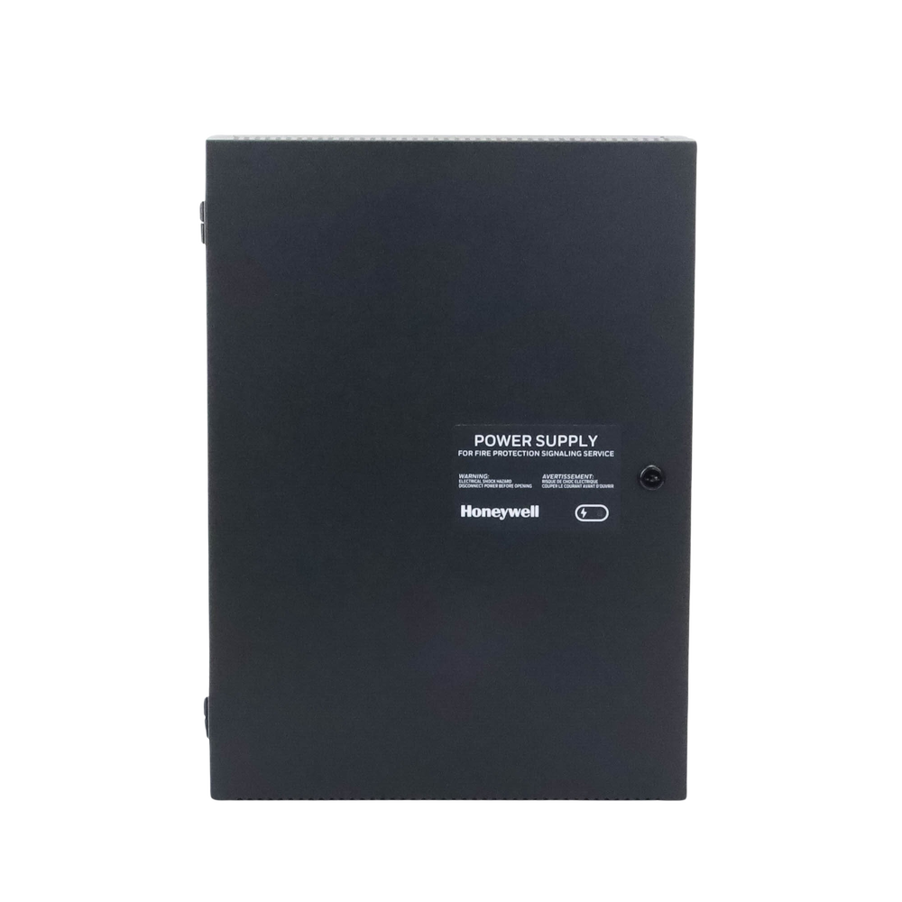 Fuente de Alimentación Remota / 10 Amperes / 3 Entradas / 7 Salidas NAC o Auxiliar de 24 Vcc / Compatible con paneles Notifier, Farenhyt, Silent Knight y Fire-Lite / Gabinete Negro