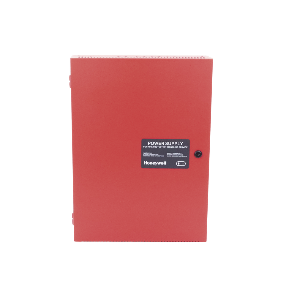 Fuente de Alimentación Remota / 6 Amperes / 2 Entradas / 5 Salidas NAC o Auxiliar de 24 Vcc / Compatible con paneles Notifier, Farenhyt, Silent Knight y Fire-Lite / Gabinete Rojo
