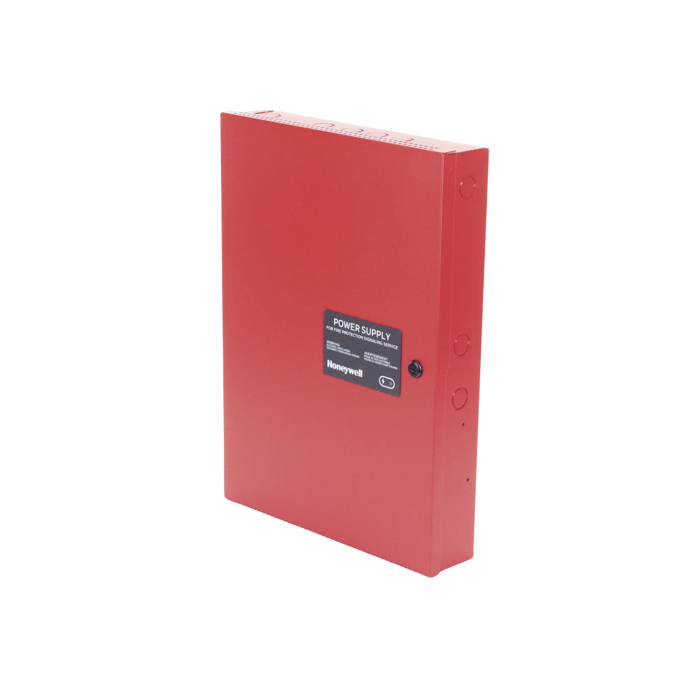 Fuente de Alimentación Remota / 6 Amperes / 2 Entradas / 5 Salidas NAC o Auxiliar de 24 Vcc / Compatible con paneles Notifier, Farenhyt, Silent Knight y Fire-Lite / Gabinete Rojo
