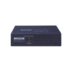 Inyector High PoE, de 4 Puertos Gigabit de Entrada, 4 Puertos PoE 802.3af/at Gigabit de Salida Para Cada Puerto, Hasta 30 W por interfaz
