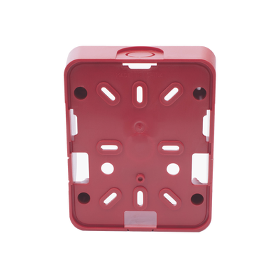 Caja Trasera Resistente a la Intemperie, Roja (para usar con la serie de estrobos HE) (0500-06360) De Hochiki