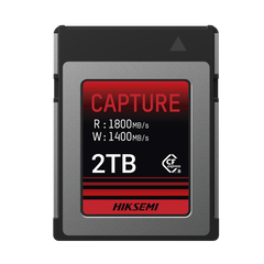 Memoria CFexpress tipo B / Clase 10 de 2 TB  / Especializada para Cámaras de Fotografía y Video  / 1800 MB/s Lectura / 1600 MB/s Escritura