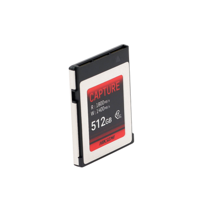 Memoria CFexpress tipo B / Clase 10 de 512 GB / Especializada para Cámaras de Fotografía y Video  / 1800 MB/s Lectura / 1700 MB/s Escritura