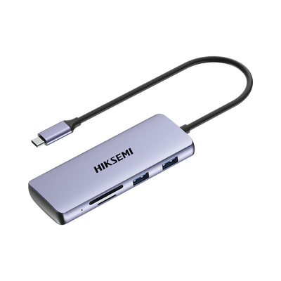 Hub (Adaptador) USB - C / 8 en 1 / 1 Salida HDMI (4K) / 1 Salida USB 2.0 / 3 Salidas USB 3.0 / 1 Salida SD (Memoria SD) / 1 Salida TF (Micro SD) / 1 Entrada USB - C (Carga Rapida / 100 Watts)