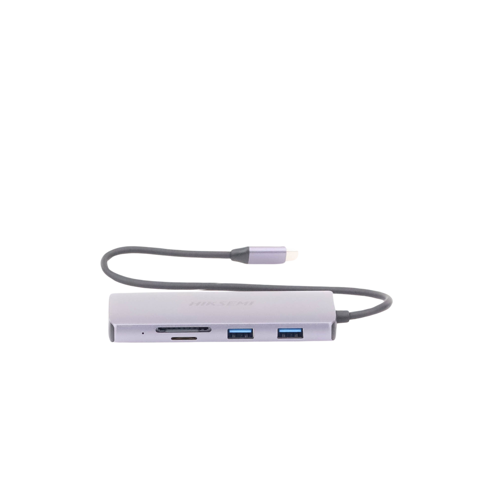 Hub (Adaptador) USB - C / 8 en 1 / 1 Salida HDMI (4K) / 1 Salida USB 2.0 / 3 Salidas USB 3.0 / 1 Salida SD (Memoria SD) / 1 Salida TF (Micro SD) / 1 Entrada USB - C (Carga Rapida / 100 Watts)