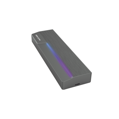 Carcasa para SSD M.2 y SATA (Enclosure) / Conector USB-C / ASUS Aura RGB SYNC  / Hasta 10 Gbps / Tamaños: 2242, 2260 y 2280
