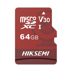 Memoria microSD / Clase 10 de 64GB / Especializada Para Videovigilancia (Uso 24/7) / Compatibles con cámaras HIKVISION y Otras Marcas / 95 MB/s Lectura / 40 MB/s Escritura