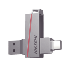 Memoria USB Dual de 128 GB / USB-C y USB-A / Transferencia de Alta Velocidad / Metálica / Compatible con Dispositivos Móviles, Windows, Mac y Linux