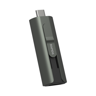 Memoria USB Dual impulsado por SSD Core / 256 GB / USB-C y USB-A / 1000 MB/s de Escritura