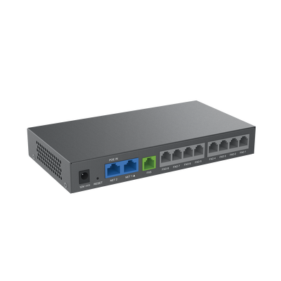Gateway Analógico 8 FXO  (Conectar Lineas Analógicas) / 3 Perfiles SIP / 1 Puerto FXS / NAT de Alto Rendimiento / Soporte Lifeline / Fax T.38 / Cifrado AES / Failover SIP / Conferencia de Voz 3 Vías