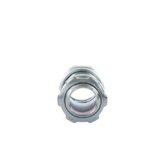 Conector Recto Compresión de Acero Galvanizado para Pared Delgada de 1/2" .