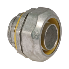 Conector recto metálico para tubería liquidtight de 2" (51 mm).