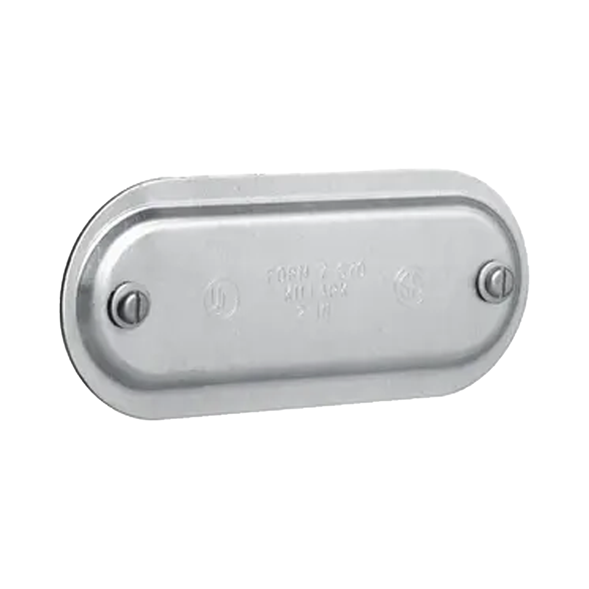 Tapa de Aluminio para Condulet Ovalada de 1".