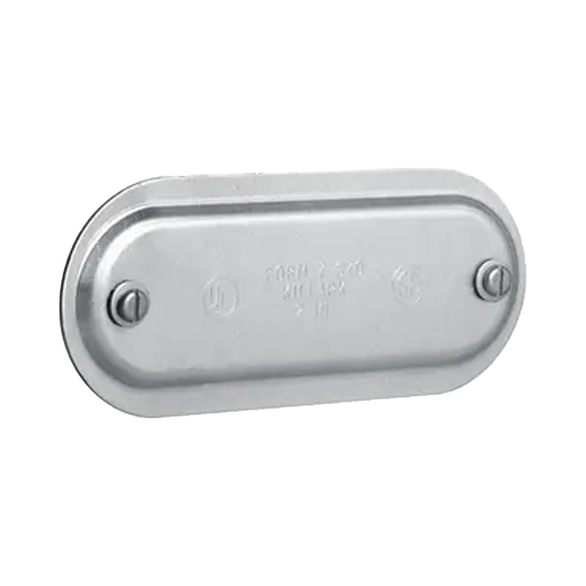 Tapa de Aluminio para Condulet Ovalada de 1".