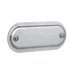 Tapa de Aluminio para Condulet Ovalada de 1".