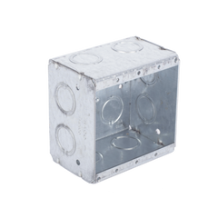 Caja Multigang de 2 Gangs/ Profundidad de 2-1/2 Pulgadas (6.35 cm)/ 12 Entradas de 1/2 - 3/4 Pulgadas (1.27 - 1.91 cm)