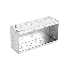 Caja Multigang de 4 Gangs,/ Profundidad de 2-1/2"/ 20 TKO (1/2"- 3/4").