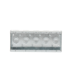 Caja Multigang de 5 Gang / Profundidad 2 1/2" / 19 Entradas 1/2"-3/4".