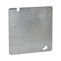 Tapa Cuadrada Ciega de  Acero Galvanizado de 4 11/16".