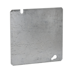 Tapa Cuadrada Ciega de  Acero Galvanizado de 4 11/16".