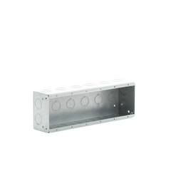 Caja de 6 Gang/Profundidad 2 1/2"/28 Entradas 1/2"-3/4".
