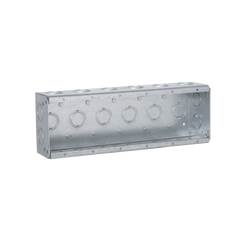 Caja de 6 Gang/Profundidad 2 1/2"/28 Entradas 1/2"-3/4".