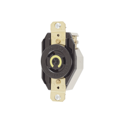 Receptáculo de Media Vuelta Industrial para Empotrar de 20 A 125 V CA 2 Polos 3 Hilos (NEMA L5-20R)
