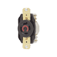 Receptáculo con Bloqueo de Media Vuelta Industrial 20 A 125/250 V CA / 3 Polos 4 Hilos / Nema L14-20R.