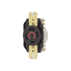 Receptáculo con Bloqueo de Media Vuelta Industrial 30 a 125/250 V CA / 3 Polos 4 Hilos / Nema L14-30R.